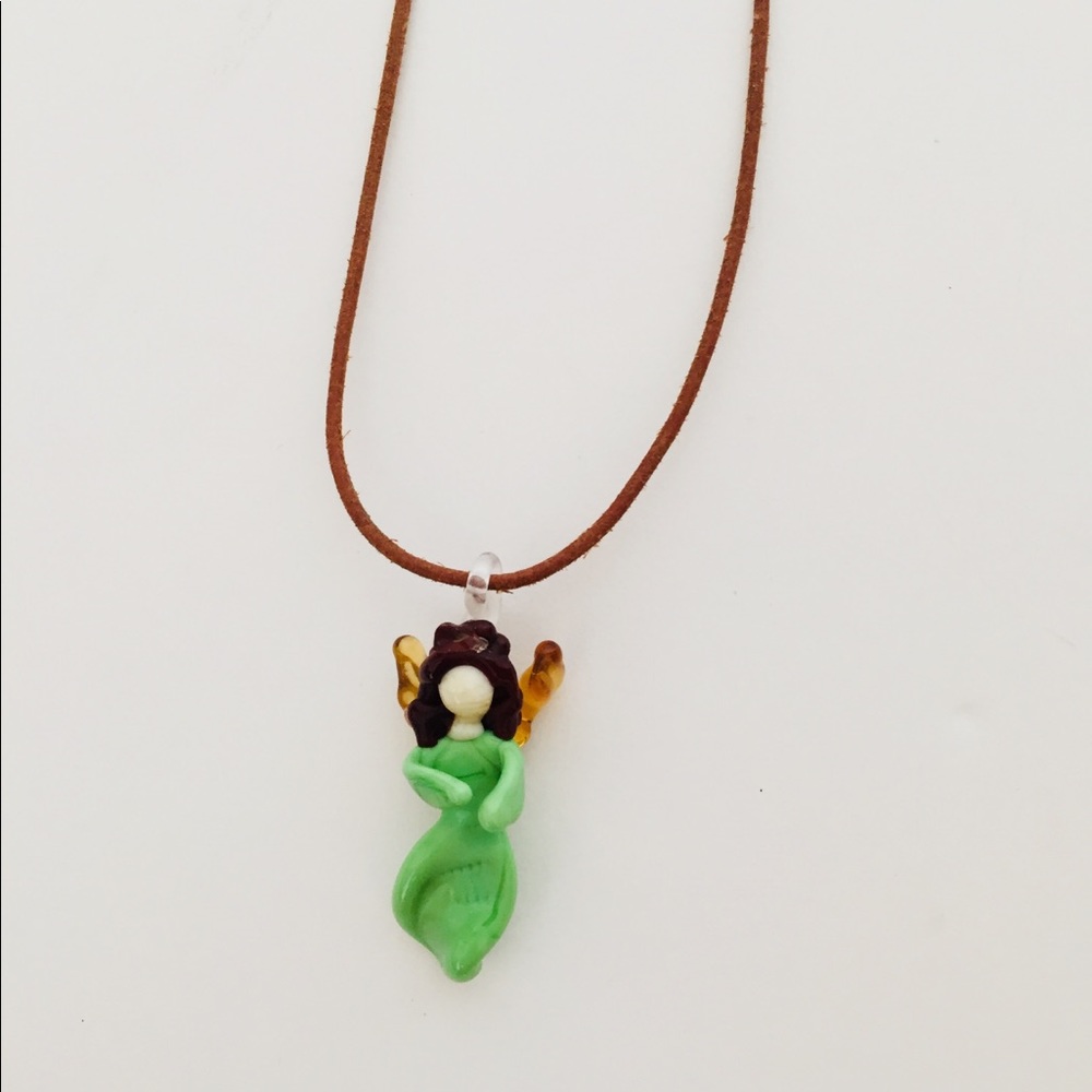 Glass Angel Pendant